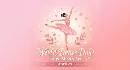 Free Happy World Dance Day 2026 Wishes Images Transparent PNG Download