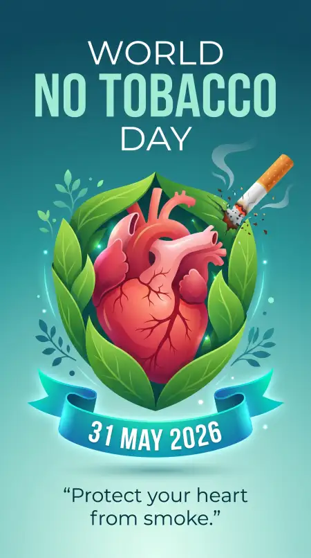 Happy World No Tobacco Day 2026 Images - Free World No Tobacco Day 2026 Download