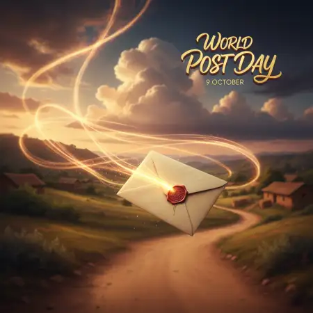 Happy World Post Day 2025 Wishes - Free World Post Day Download