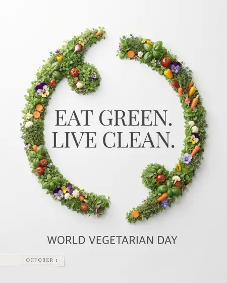 happy world vegetarian day 2026 status - World Vegetarian Day 2026