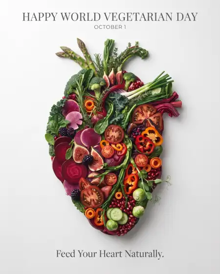 happy world vegetarian day 2026 wishes - World Vegetarian Day 2026