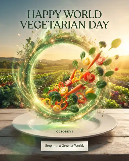 happy world vegetarian day text png 2026 - World Vegetarian Day 2026