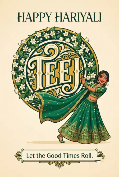 hariyali teej 2026 traditional images - Happy Hariyali Teej 2026