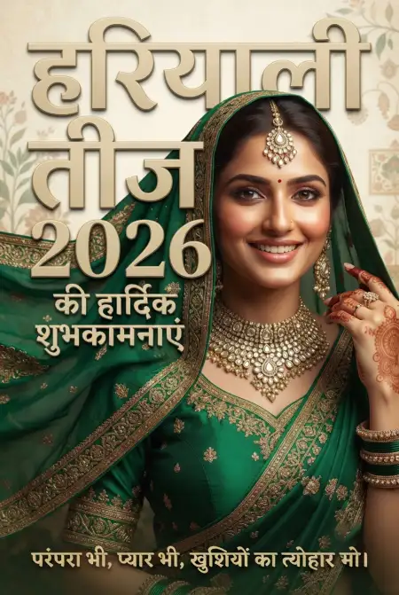 hariyali teej 2026 wishes for husband - Happy Hariyali Teej 2026
