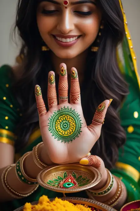 Hariyali Teej Mehndi Designs Full Hand Easy - Free Hariyali Teej Mehndi Design Download