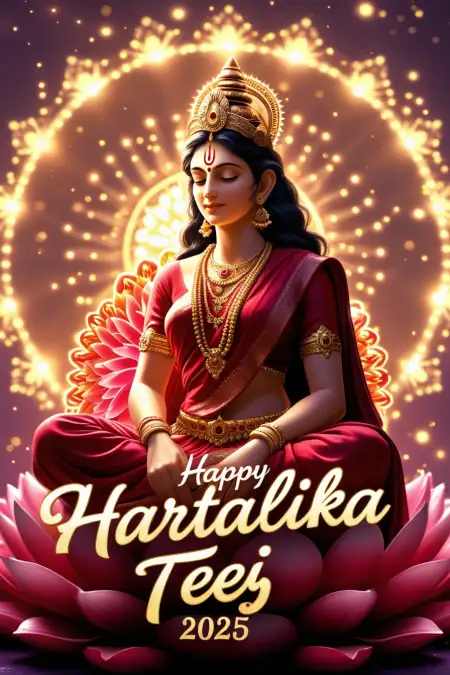 Hartalika Teej 2025 Vrat Katha PNG Pictures - Free Happy Hartalika Teej 2025 Download