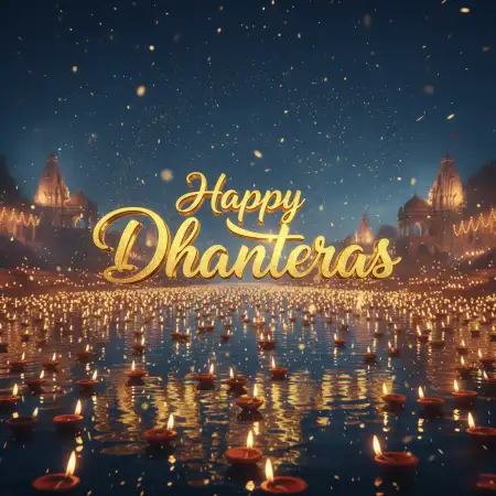 Free Hd Happy Dhanteras Diya And Candle Images Background Download