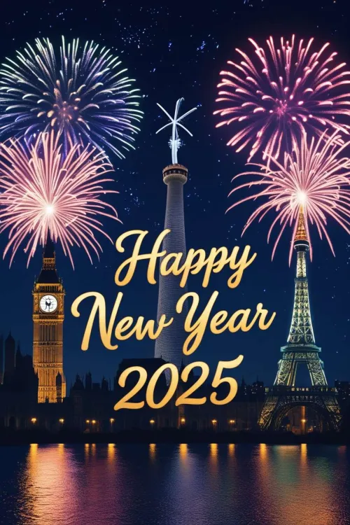 hd happy new year 2025 wish cards