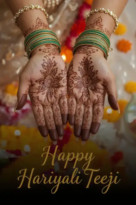 HD Images Of Hariyali Teej Celebration In Village - Free Happy Hariyali Teej Download