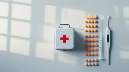 Healthcare Background With First Aid Kit - Free Medical Background Download