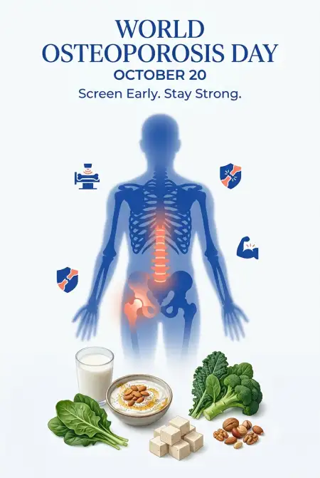 healthy bones healthcare poster