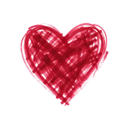 heart doodle png transparent - Heart Png Png