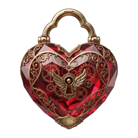 heart lock and key png - Heart Png Png