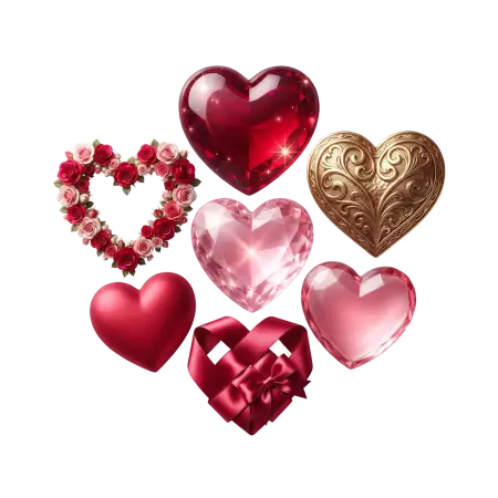 heart shape png transparent