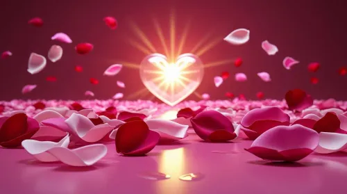 heart-shaped love background for desktop wallpapers