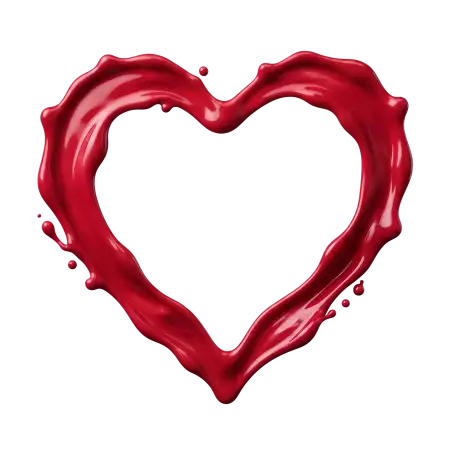 heart splash png transparent