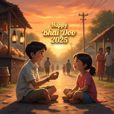 Heart Touching Happy Bhai Dooj 2025 Wishes - Free Happy Bhai Dooj 2025 Wishes Download
