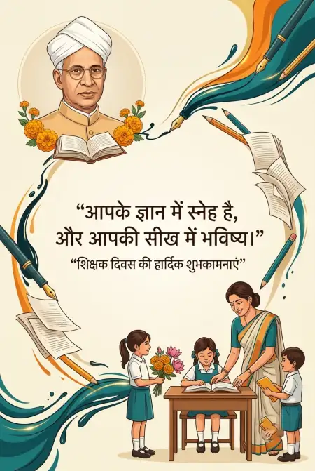 Heart Touching Happy Teachers Day Wishes In Hindi - Free Teachers Day Wishes In Hindi Download