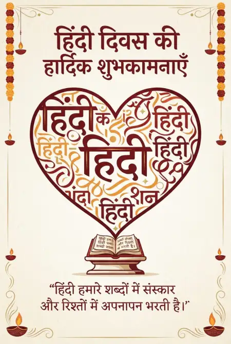 Heart Touching Hindi Diwas Wishes 2026