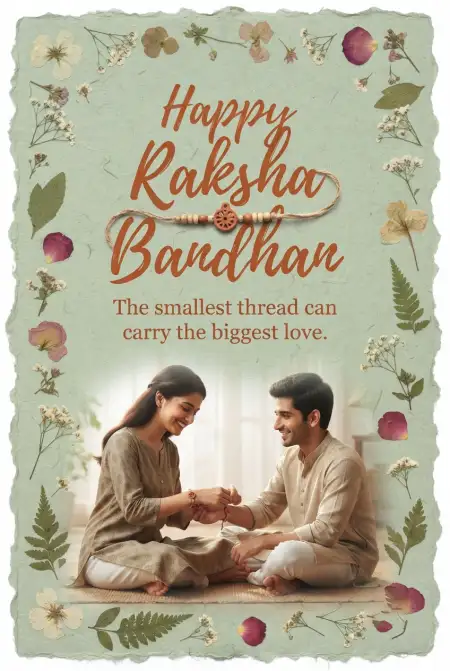 Heart Touching Raksha Bandhan Greetings For Brother - Free Happy Raksha Bandhan Greetings Download