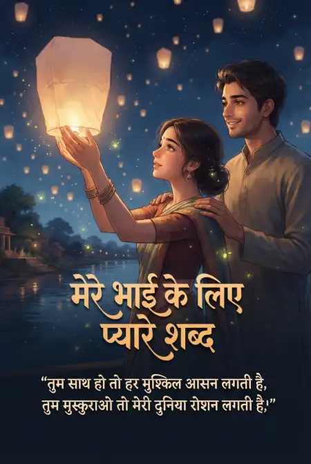 Free Heart Touching Raksha Bandhan Wishes For Sister In Hindi Creative Poster Image Download