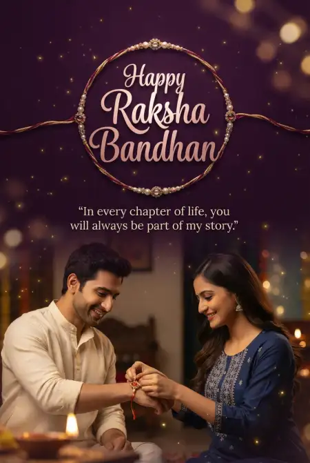 Heart Touching Raksha Bandhan Wishes For Sister - Free Happy Raksha Bandhan Greetings Download