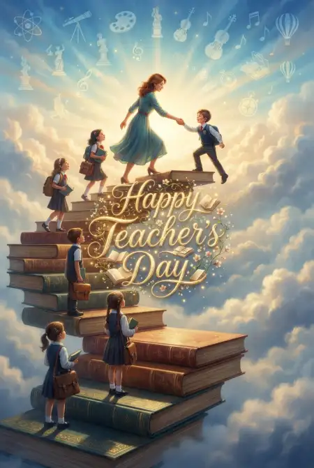 Heart Touching Teachers Day Cards - Free Card Download