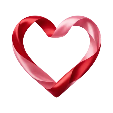 heart with ribbon png - Heart Png Png