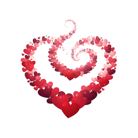 heart wreath png transparent