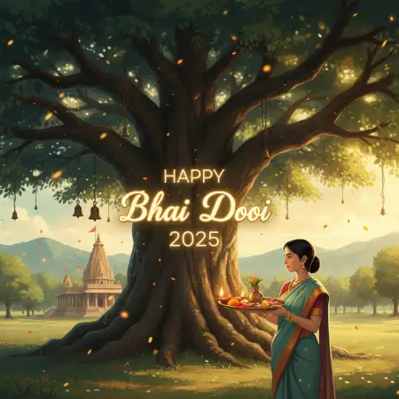 Heartfelt Happy Bhai Dooj 2025 Wishes Captions - Free Happy Bhai Dooj 2025 Wishes Download
