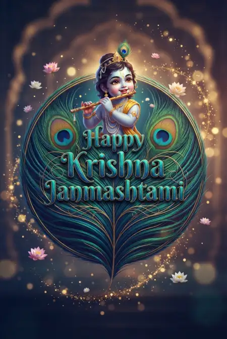 Heartfelt Happy Krishna Janmashtami Greetings - Free Happy Krishna Janmashtami Greetings Download