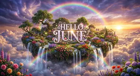 Hello June Beautiful Nature Background - Free Hello June Download