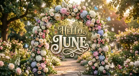Hello June Beautiful New Month Wishes - Free Hello June Download
