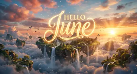 Hello June Beautiful Sky Wallpaper - Free Hello June Download