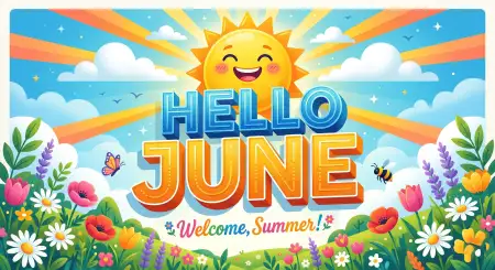Hello June Bright Sunny Day Images - Free Hello June Download