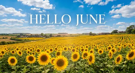 Hello June Happy Month Greeting Images - Free Hello June Download