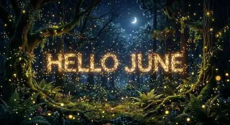 Hello June Inspirational New Beginnings - Free Hello June Download