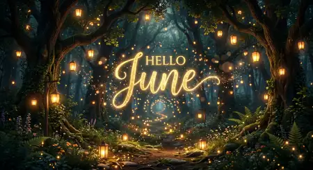 Hello June Quote For Social Media - Free Hello June Download