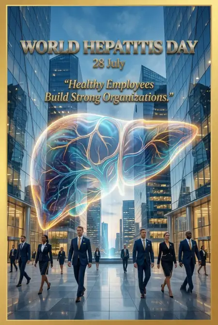 Hepatitis Awareness For Offices Template - Free World Hepatitis Day 2026 Download