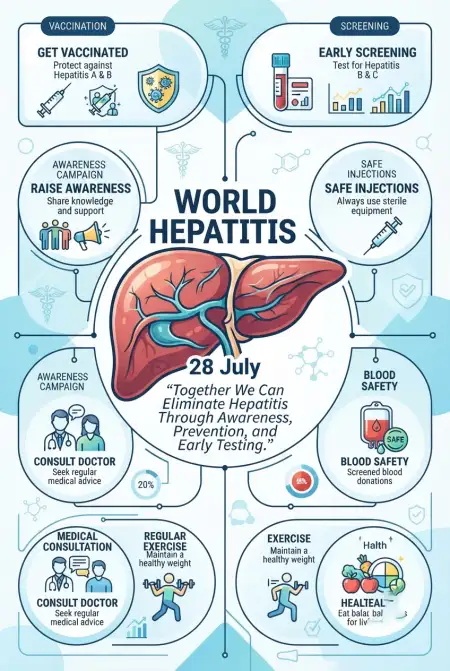 Hepatitis Awareness Infographic 2026 - Free World Hepatitis Day 2026 Download