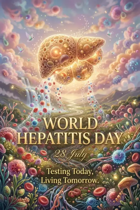 Hepatitis Testing Awareness Poster - Free World Hepatitis Day 2026 Download