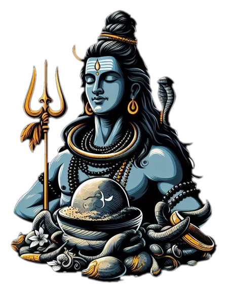 high-quality lord shiva png image with clear background