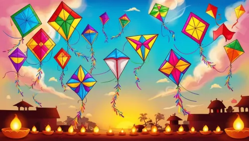 high-resolution makar sankranti background image