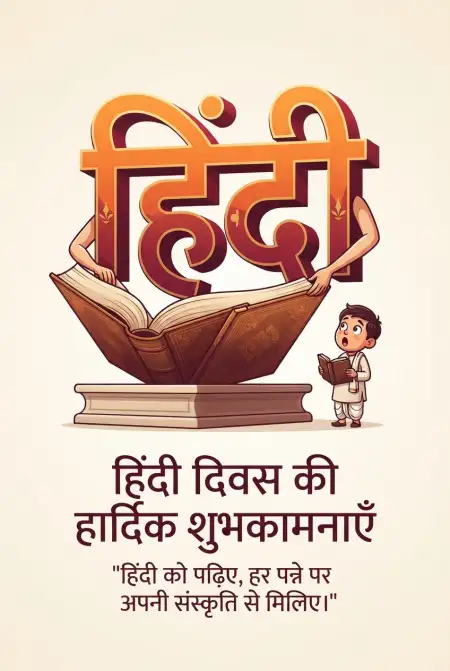 hindi diwas inspirational quotes images 2026 - Happy Hindi Diwas Wishes 2026