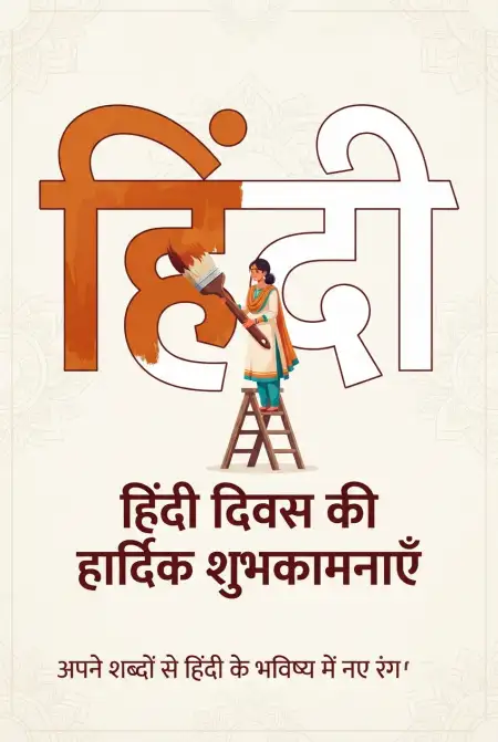 hindi diwas social media post 2026 - Happy Hindi Diwas Wishes 2026