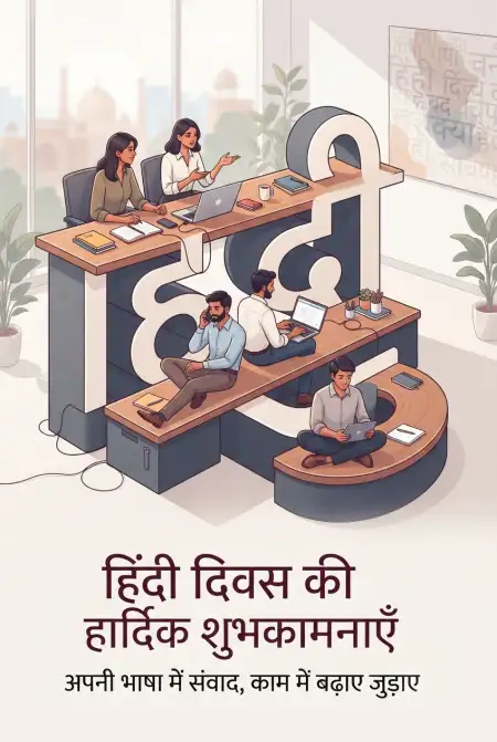 hindi diwas wishes for employees 2026 - Happy Hindi Diwas Wishes 2026