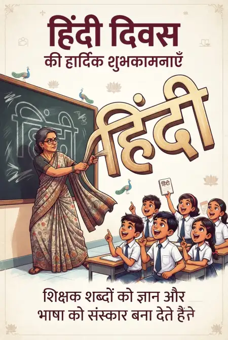 hindi diwas wishes for teachers 2026 - Happy Hindi Diwas Wishes 2026