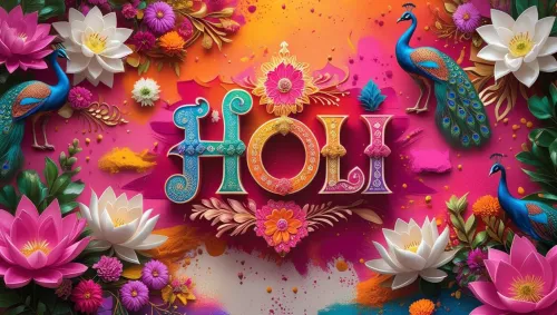 holi background for festival-themed templates