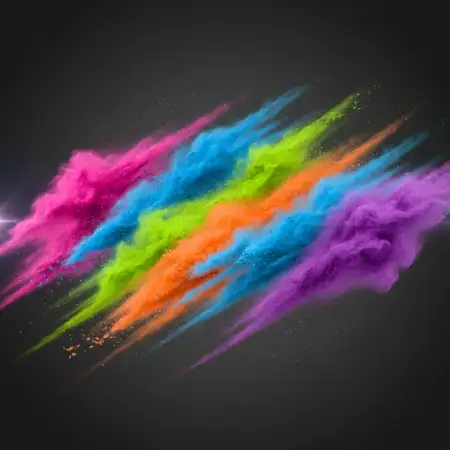 Free Holi Background With Bright Neon Colors Background Image Download