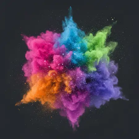 Free Holi Background With Colorful Smoke Background Image Download